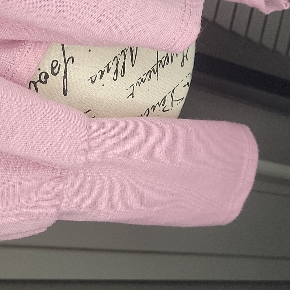 Pink Drape Front Cardigan - Picture 2 of 6